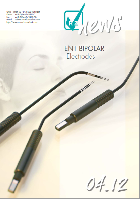 ENT bipolar electrodes